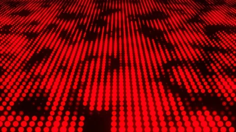 Red Abstract Neon Bokeh Background VJ Loop l 4K Stock Footage 297481987