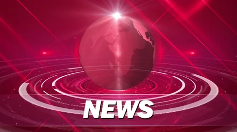Red abstract for news background Stock Footage 40752907