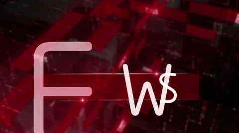 Red abstract news generic background Stock Footage 42989680