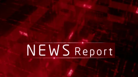 Red abstract news report generic background Stock Footage