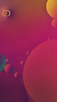 Red abstract oil bubble texture background Stock Illustration