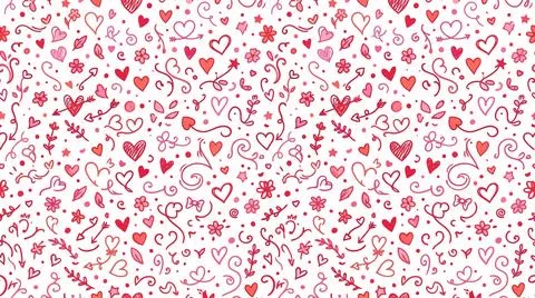 Red abstract organic texture pattern イラスト素材