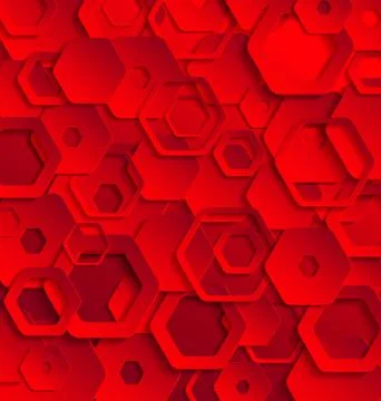 Red abstract paper template Stock Illustration