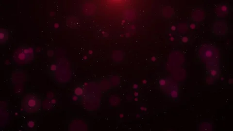 Red Abstract Particle and Bokeh Background with Light Flare Stock Footage 340150367