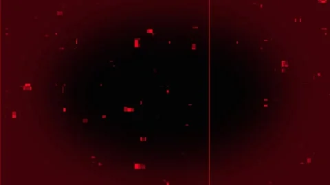 Red Abstract Particles Motion Background in Cinematic Lighting with Subtle .. Stock Footage 340941875
