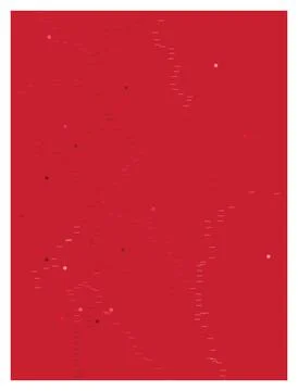 Red abstract pattern with pink dots and small lines chaotic background. Stock Illustration
