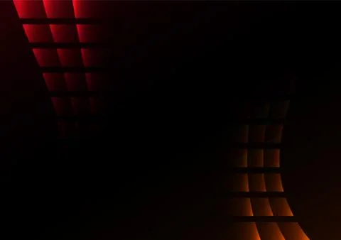 Red abstract pixel curve background Stock Illustration