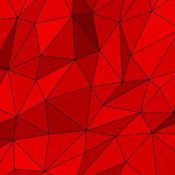 Red Abstract Polygonal Background Stock Illustration