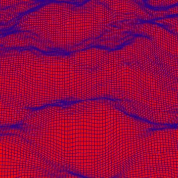 Red Abstract Polygonal Background Stock Illustration