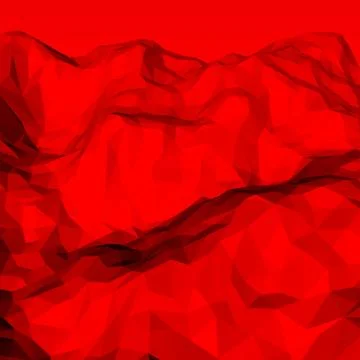 Red Abstract Polygonal Background Stock Illustration