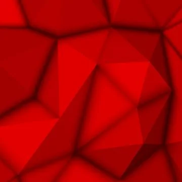 Red Abstract Polygonal Background Stock Illustration