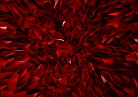 Red abstract poster Stock Illustration