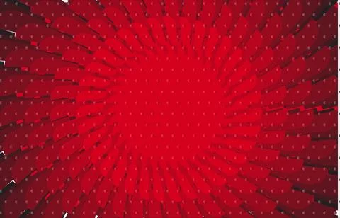 Red Abstract Radial Sunburst Pattern With Geometric Spiral and Dynamic Energy 스톡 일러스트