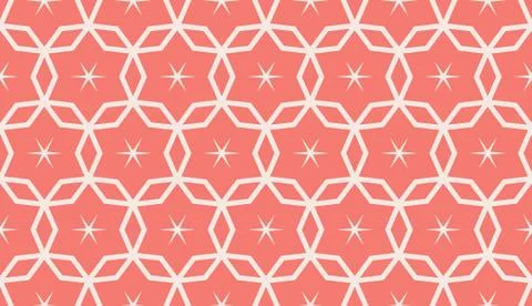 Red . abstract seamless geometries pattern. for wallpaper. design page fill.  Stock Illustration