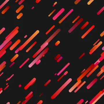 Red abstract seamless gradient diagonal rounded stripe background pattern Stock Illustration