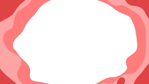 Red abstract shape liquid background Vidéo 167958978