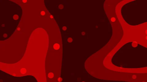 Red abstract shapes and small red circles form a background. Stock Footage 301930227