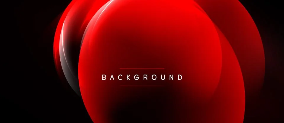 Red abstract shapes overlap, creating dynamic visual effect. Text background Stockillustratie