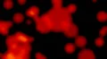 Red Abstract Spark Paint Lava Defocused Slow Motion Background Loop HD Footage