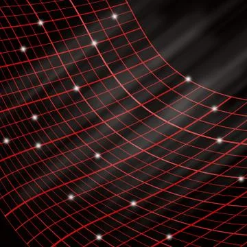 Red abstract square background Stock-Illustration