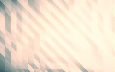 Red abstract square background, low poly style illustration Stock Illustration