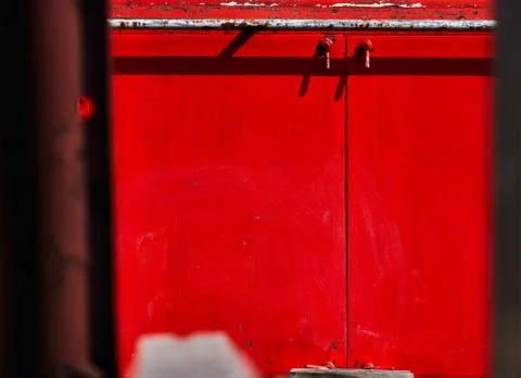 Red abstract structures and shadows Stock Photos