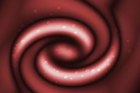 Red abstract swirl background Stock Illustration