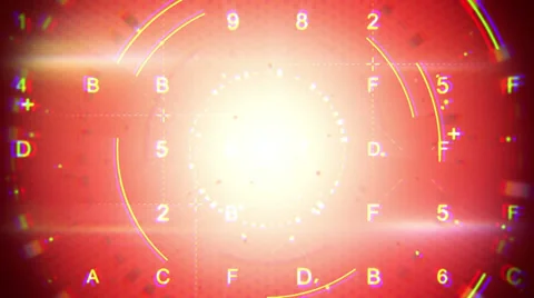 Red abstract techno loopable background Stock Footage 39510530