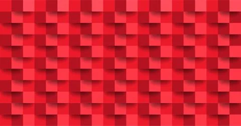 Red abstract texture. Background 3d paper art style. Can be used in cover des Stock Illustration