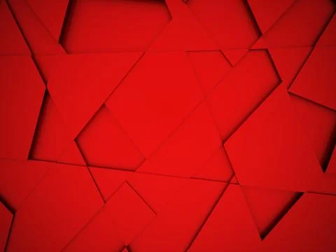 Red abstract triangle background Illustrazione stock