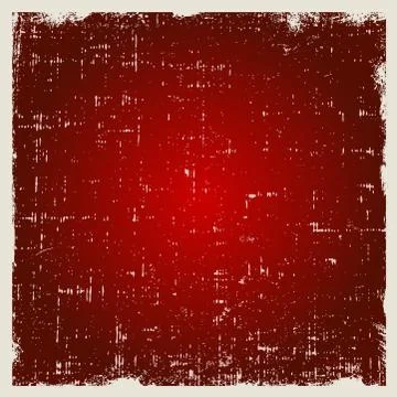 Red abstract vector background in grunge style Stock-Illustration