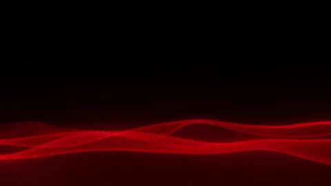 Red Abstract Waves 스톡 동영상 296708042