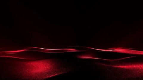 Red Abstract Waves Stock Footage 306237173