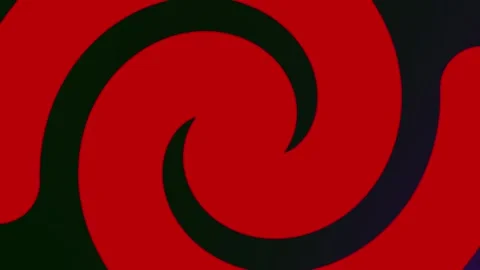 Red abstract wavy line on dark gradient background Stock Footage 333685529