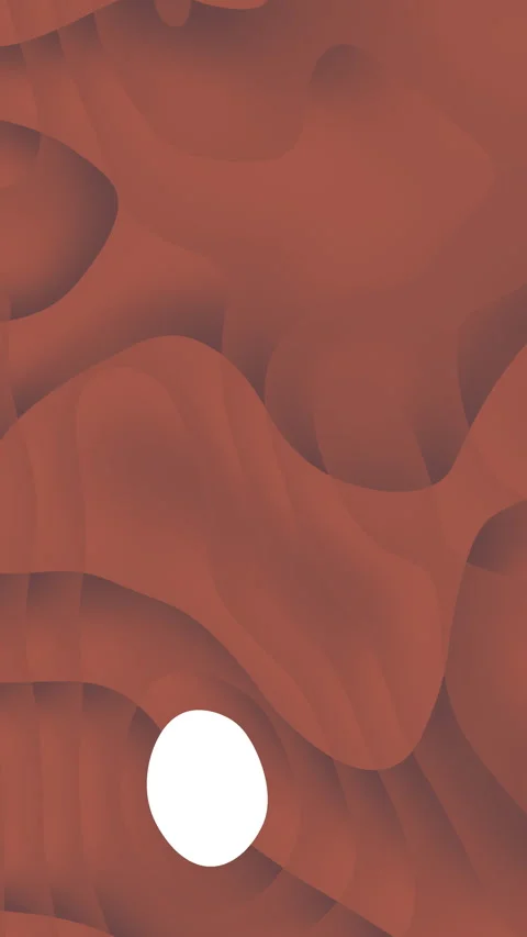 Red abstract wavy textures with a white circular shape Stockbeeldmateriaal 335943930