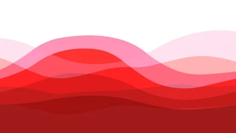 Red abstract wavy transition loop animation Light dark gradual transparent white Stock Footage 170365570