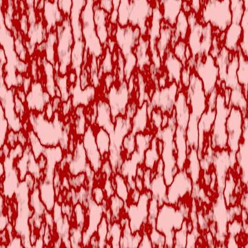 Red abstraction with blurred patterns. Curves, vertical cracks.  Stock Illustration