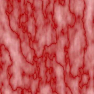 Red abstraction with blurred patterns. Curves, vertical lines.  Illustrazione stock