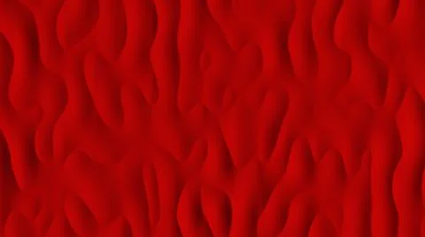 Red abstraction with smooth, convex, vertical shapes. Liquid texture.  Illustrazione stock