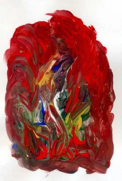 Red Acrylic 스톡 일러스트