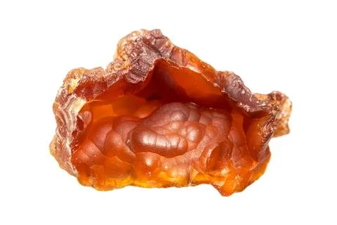 Red Agate (Chalcedony) on dark background Stock Photos