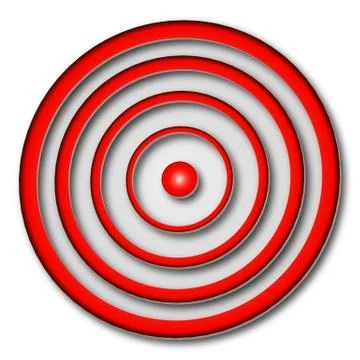 Red aim Stock Illustration
