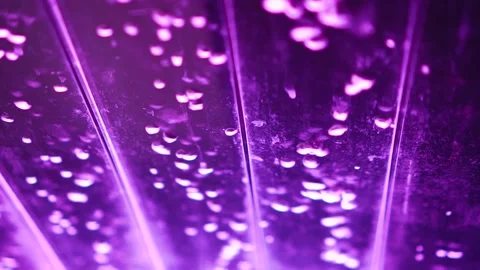 Red air bubbles rise up in beautiful light. Close-up Stock Footage 138115447