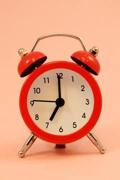 Red Alarm Clock Stock Photos