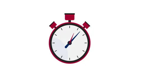 Red alarm clock Ring alarm Stock Footage 331870493