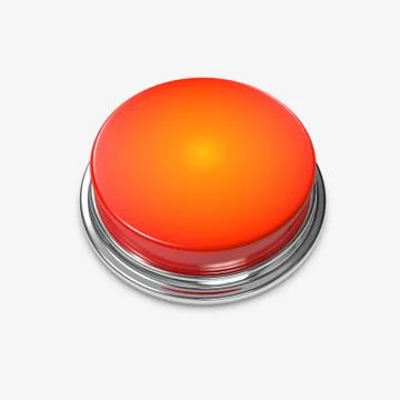 Red alert button glowing Stock Illustration