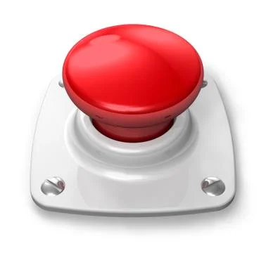 Red alert button Stock Illustration