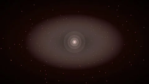 Red alert rotating point sphere abstract technology background Stock-Footage 342632820