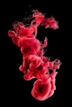 Red and black abstract background. Pink Acrylic Ink Stock Photos