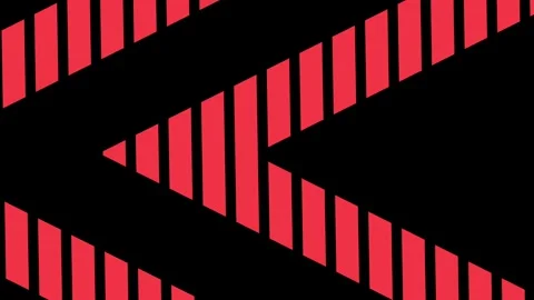 .Red and black abstract geometric pattern animation. Stock Footage 315630583